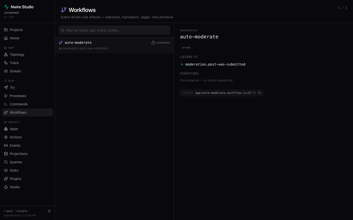 Workflows